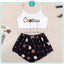 Pijama Cropped Estampado